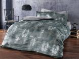 Ekskluzywna pościel satynowa Marselis Grey 200x220 Tivolyo Wrinkle
